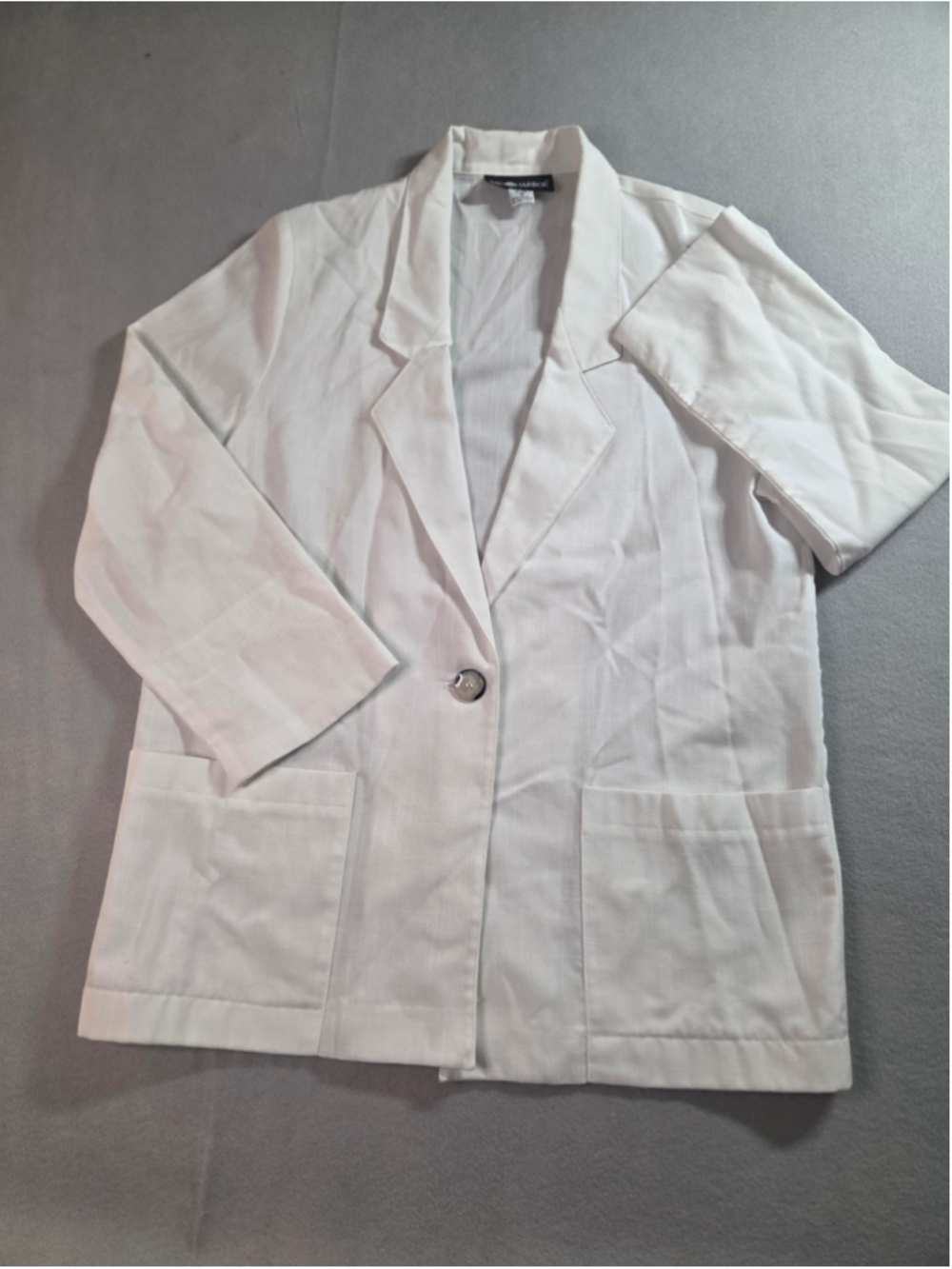 Women's Sag Harbor White Blazer Jacket Size 12